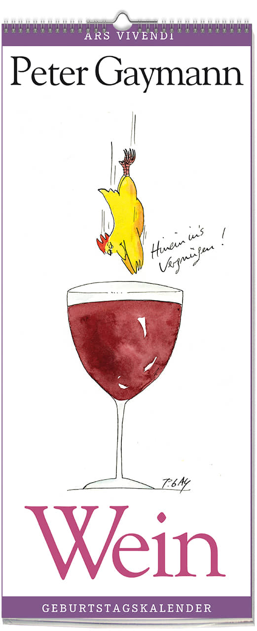 Peter Gaymann Geburtstagskalender Immerwährend Wein