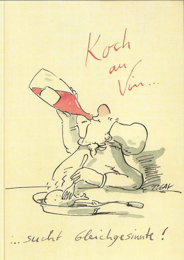 Peter Gaymann Doppelkarte Koch au Vin