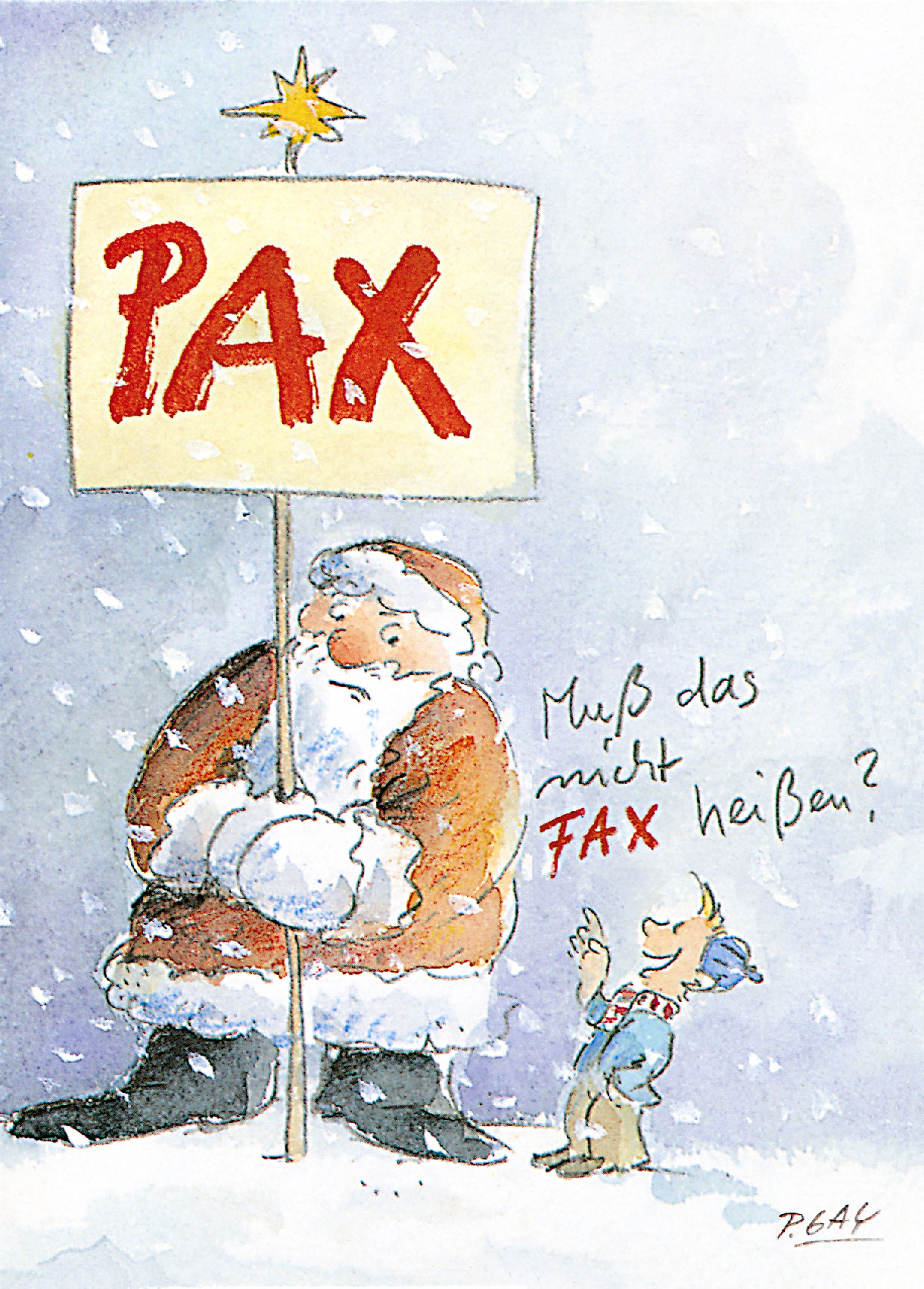 Peter Gaymann Postkarte Pax